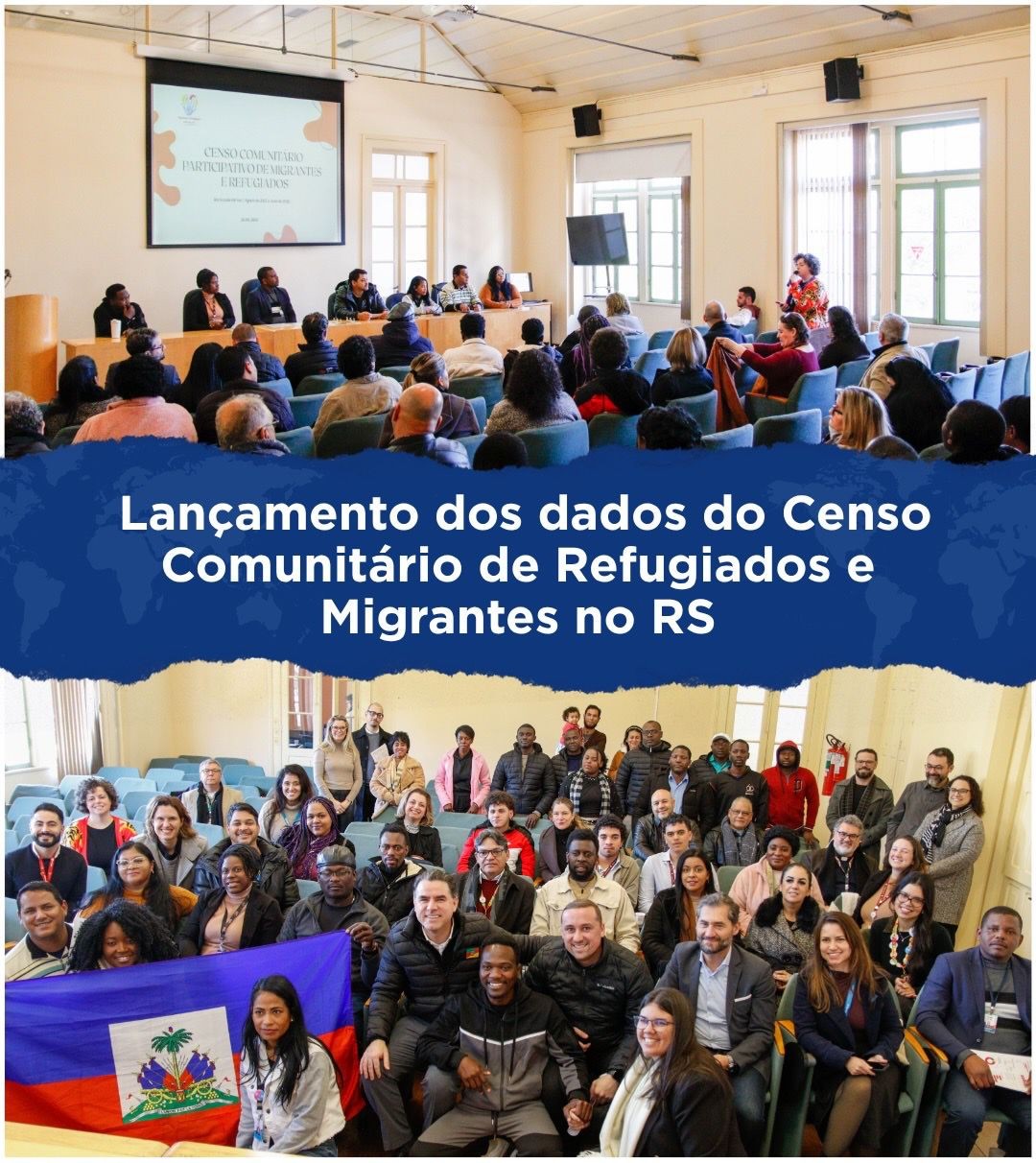 Presidente Kanhanga participa do lançamento dos dados do Censo Comunitário de Migrantes e Refugiados no RS
