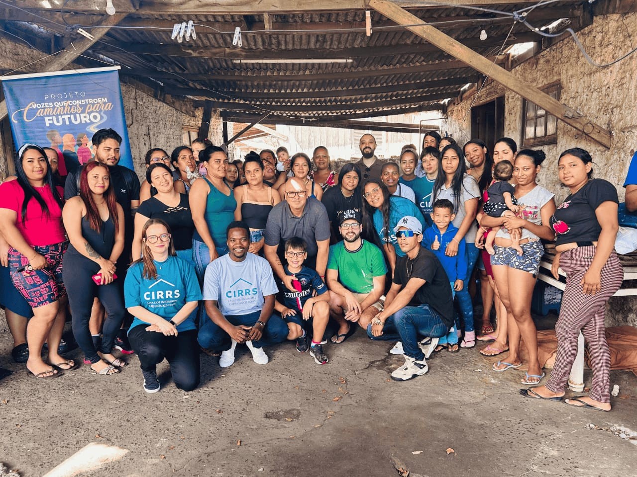 Ação realizada em Esteio reforça apoio à comunidade de imigrantes e refugiados por meio da entrega de cestas básicas