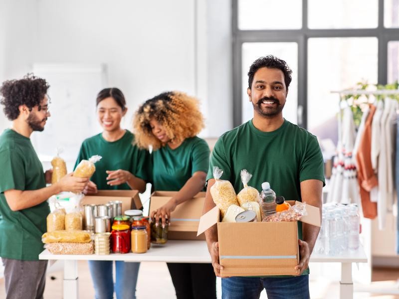 Voluntário para Apoio de Cestas Básicas