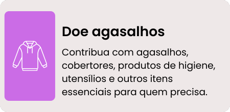 Doe agasalhos